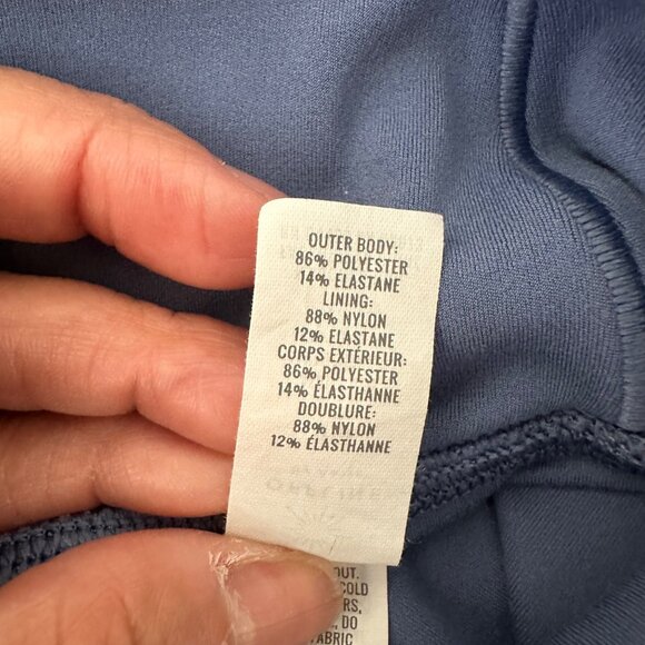 Aerie Offline Floral Print Activewear Mini Skort Blue Lightweight Sz M - Picture 7 of 8